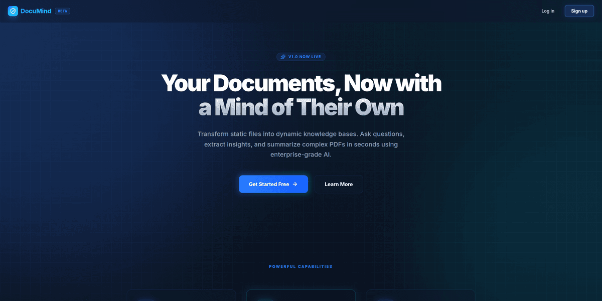 DocuMind preview